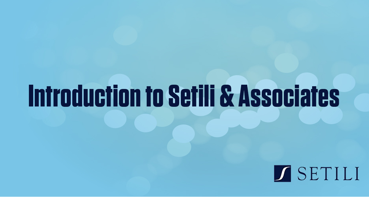Introduction to Setili and Associates Amanda Setili introduction-to-setili-and-associates-amanda-setili